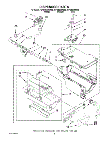 04 - Dispenser Parts parts for Whirlpool Washer WFW9550WW00 from AppliancePartsPros.com