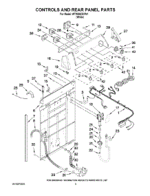 02 - Controls And Rear Panel Parts parts for Whirlpool Washer WTW58ESVW1 from AppliancePartsPros.com
