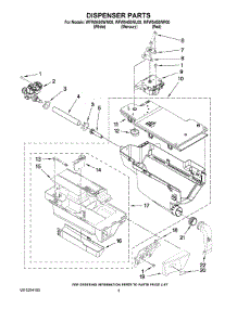 04 - Dispenser Parts parts for Whirlpool Washer WFW9450WR00 from AppliancePartsPros.com