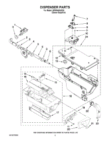 04 - Dispenser Parts parts for Whirlpool Washer WFW9400VE03 from AppliancePartsPros.com