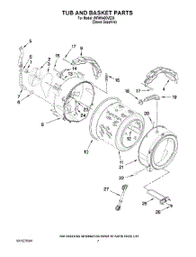 05 - Tub And Basket Parts parts for Whirlpool Washer WFW9400VE03 from AppliancePartsPros.com