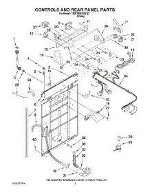 02 - Controls And Rear Panel Parts parts for Whirlpool Washer 7MWT98920WQ0 from AppliancePartsPros.com