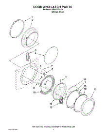 02 - Door And Latch Parts parts for Whirlpool Washer WFW9300VU04 from AppliancePartsPros.com