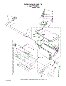 04 - Dispenser Parts parts for Whirlpool Washer WFW9300VU04 from AppliancePartsPros.com