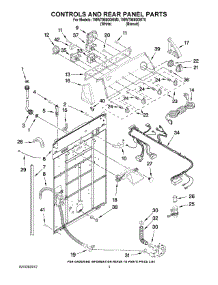 02 - Controls And Rear Panel Parts parts for Whirlpool Washer 7MWT98800WM0 from AppliancePartsPros.com