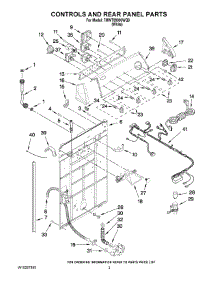 02 - Controls And Rear Panel Parts parts for Whirlpool Washer 7MWT99900WQ0 from AppliancePartsPros.com