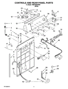 02 - Controls And Rear Panel Parts parts for Whirlpool Washer 7MWT98820WM1 from AppliancePartsPros.com
