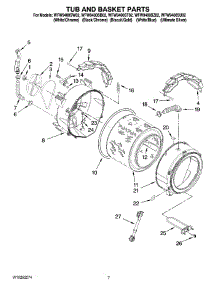 05 - Tub And Basket Parts parts for Whirlpool Washer WFW9400SB02 from AppliancePartsPros.com