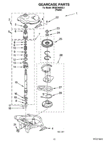 08 - Gearcase Parts parts for Whirlpool Washer 3RGSC9400SL1 from AppliancePartsPros.com