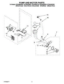 06 - Pump And Motor Parts parts for Whirlpool Washer WFW9400SB02 from AppliancePartsPros.com