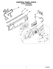 03 - Control Panel Parts parts for Whirlpool Washer WFW9400VE02 from AppliancePartsPros.com
