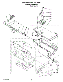 04 - Dispenser Parts parts for Whirlpool Washer WFW9400VE02 from AppliancePartsPros.com