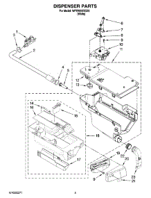 04 - Dispenser Parts parts for Whirlpool Washer WFW9200SQ03 from AppliancePartsPros.com