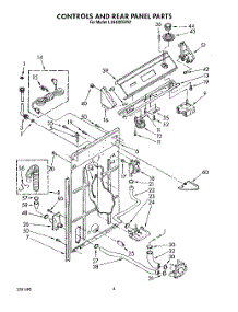 03 - Controls And Rear Panel parts for Whirlpool Washer LA9480XWW1 from AppliancePartsPros.com