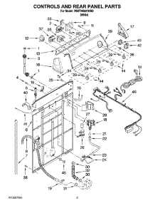 02 - Controls And Rear Panel Parts parts for Whirlpool Washer 7MWT98820WM0 from AppliancePartsPros.com