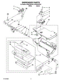 04 - Dispenser Parts parts for Whirlpool Washer WFW9700VW01 from AppliancePartsPros.com