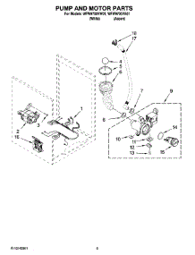 06 - Pump And Motor Parts, Optional Parts (Not Included) parts for Whirlpool Washer WFW9700VW01 from AppliancePartsPros.com
