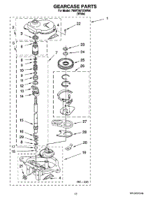 08 - Gearcase Parts, Optional Parts (Not Included) parts for Whirlpool Washer 7MWT96725WW0 from AppliancePartsPros.com
