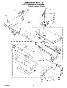 04 - Dispenser Parts parts for Whirlpool Washer WFW9600TA02 from AppliancePartsPros.com