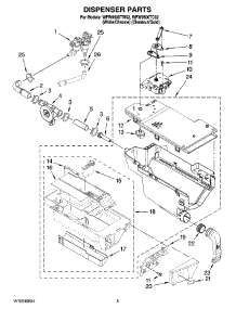04 - Dispenser Parts parts for Whirlpool Washer WFW9500TC02 from AppliancePartsPros.com