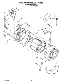 06 - Tub And Basket Parts, Optional Parts (Not Included) parts for Whirlpool Washer WFW8400TE01 from AppliancePartsPros.com