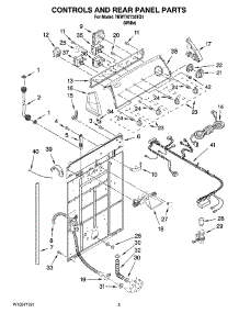 02 - Controls And Rear Panel Parts parts for Whirlpool Washer 7MWT97730TQ1 from AppliancePartsPros.com