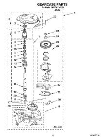 08 - Gearcase Parts, Optional Parts (Not Included) parts for Whirlpool Washer 7MWT97730TQ1 from AppliancePartsPros.com