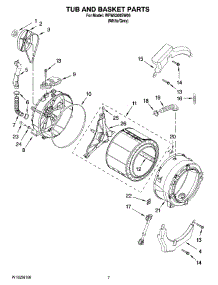 06 - Tub And Basket Parts, Optional Parts (Not Included) parts for Whirlpool Washer WFW8300SW05 from AppliancePartsPros.com
