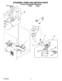 06 - Steamer, Pump And Motor Parts, Optional Parts (Not Included) parts for Whirlpool Washer WFW9700VA00 from AppliancePartsPros.com