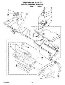 04 - Dispenser Parts parts for Whirlpool Washer WFW9700VW00 from AppliancePartsPros.com