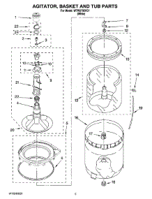 03 - Agitator, Basket And Tub Parts parts for Whirlpool Washer WTW5790VQ1 from AppliancePartsPros.com