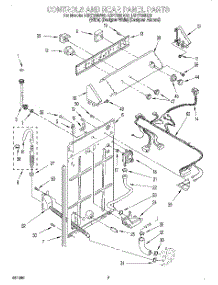 02 - Controls And Rear Panel parts for Whirlpool Washer LSR7233EW0 from AppliancePartsPros.com