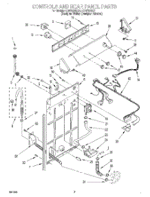 02 - Controls And Rear Panel parts for Whirlpool Washer LSR7233EZ1 from AppliancePartsPros.com
