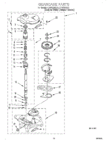 08 - Gearcase parts for Whirlpool Washer LSR7233EQ1 from AppliancePartsPros.com
