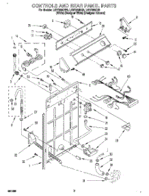 02 - Controls And Rear Panel parts for Whirlpool Washer LSR7233DQ0 from AppliancePartsPros.com