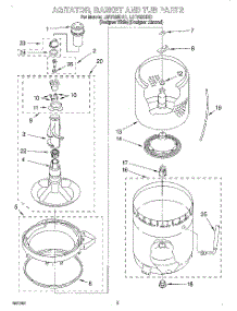 04 - Agitator, Basket And Tub parts for Whirlpool Washer LSR7233DZ1 from AppliancePartsPros.com