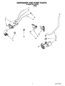 05 - Dispenser And Pump Parts, Optional Parts (Not Included) parts for Whirlpool Washer WFC7500VW0 from AppliancePartsPros.com