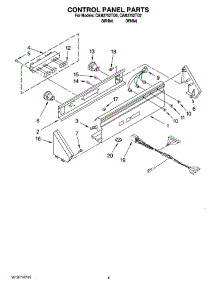 02 - Control Panel Parts parts for Whirlpool Washer CAM2752TQ2 from AppliancePartsPros.com