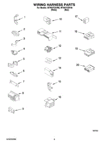 06 - Wiring Harness Parts parts for Whirlpool Washer WTW57ESVW0 from AppliancePartsPros.com
