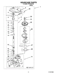 08 - Gearcase Parts, Optional Parts (Not Included) parts for Whirlpool Washer WTW5100VQ0 from AppliancePartsPros.com