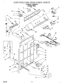 02 - Controls And Rear Panel parts for Whirlpool Washer LLR9245BQ1 from AppliancePartsPros.com