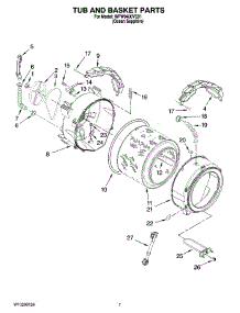 05 - Tub And Basket Parts parts for Whirlpool Washer WFW9400VE01 from AppliancePartsPros.com
