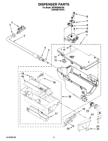04 - Dispenser Parts parts for Whirlpool Washer WFW9300VU02 from AppliancePartsPros.com