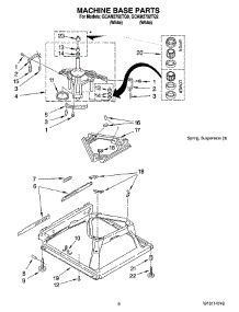 05 - Machine Base Parts parts for Whirlpool Washer GCAM2792TQ2 from AppliancePartsPros.com