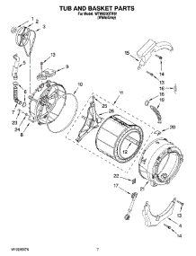06 - Tub And Basket Parts, Optional Parts (Not Included) parts for Whirlpool Washer WFW8200TW01 from AppliancePartsPros.com