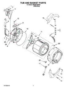 06 - Tub And Basket Parts, Optional Parts (Not Included) parts for Whirlpool Washer WFW8410SW02 from AppliancePartsPros.com
