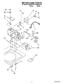 03 - Meter Case Parts parts for Whirlpool Washer CAM2762TQ2 from AppliancePartsPros.com