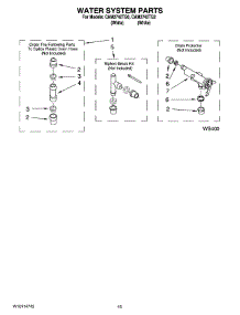 11 - Water System Parts, Optional Parts (Not Included) parts for Whirlpool Washer CAM2742TQ2 from AppliancePartsPros.com