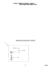 04 - Miscellaneous parts for Whirlpool Washer LLR8233DZ0 from AppliancePartsPros.com