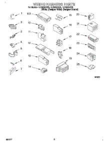 07 - Wiring Harness parts for Whirlpool Washer LLR8233DZ0 from AppliancePartsPros.com